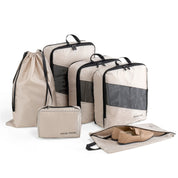 Ashlynn | 6 Pack Compression Packing Cubes Travel Organisers