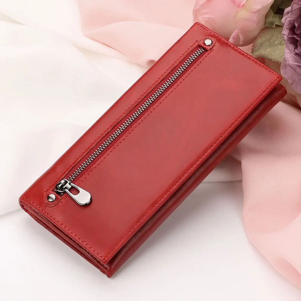 Lilianna | RFID Blocking Large Leather Travel Wallet