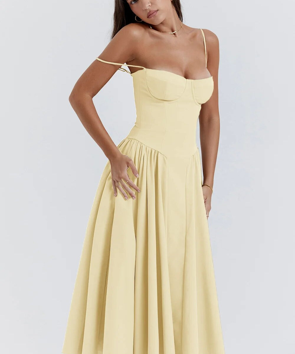 Tanya | Sophisticated Sleeveless Corset Dress