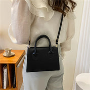 Carmen | Women's Minimalist Square Crossbody Leather Handbag