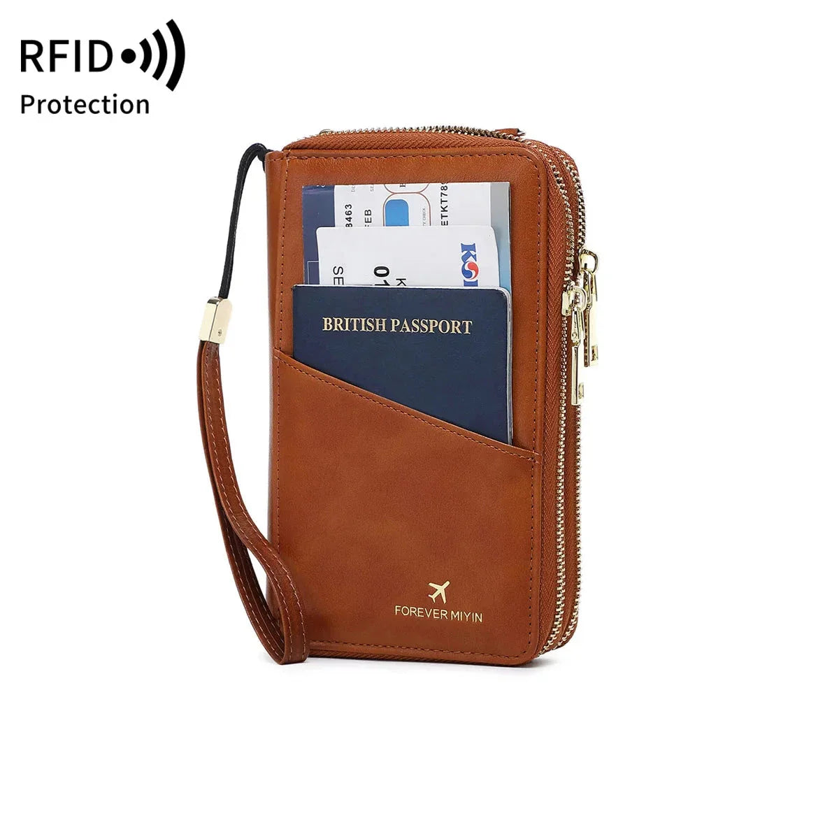 Dalia | Secure & Organized RFID Blocking Passport Holder Wallet