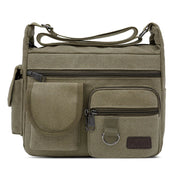 Rio | Canvas Crossbody Messenger Bag