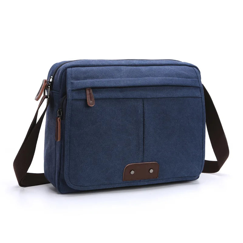 Zyair | Vintage Canvas Men's Crossbody Messenger Bag