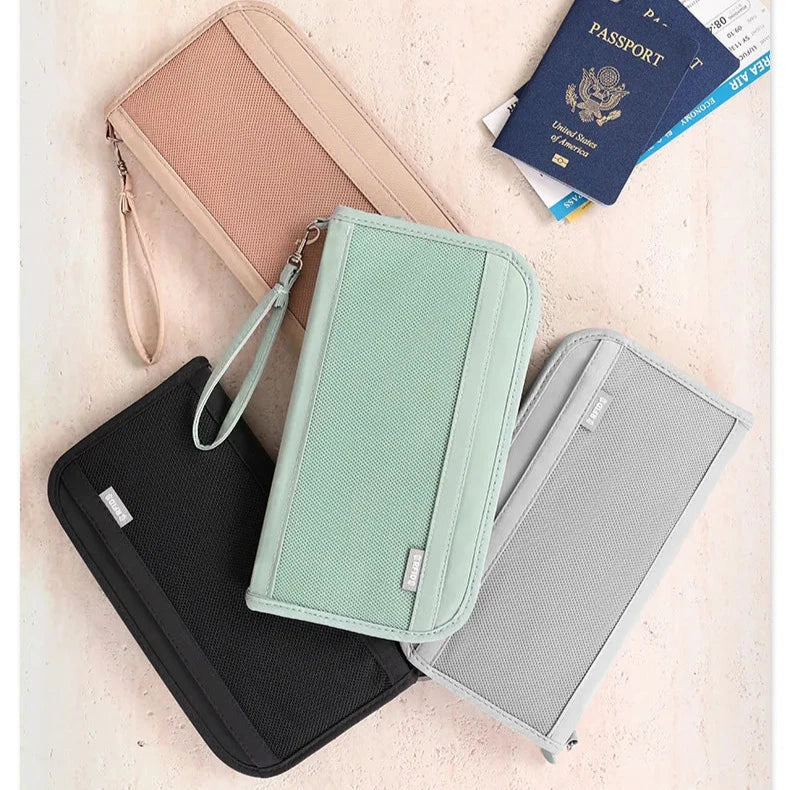 Harmoni | Sleek & Stylish Large-Capacity RFID Travel Essentials Organizer