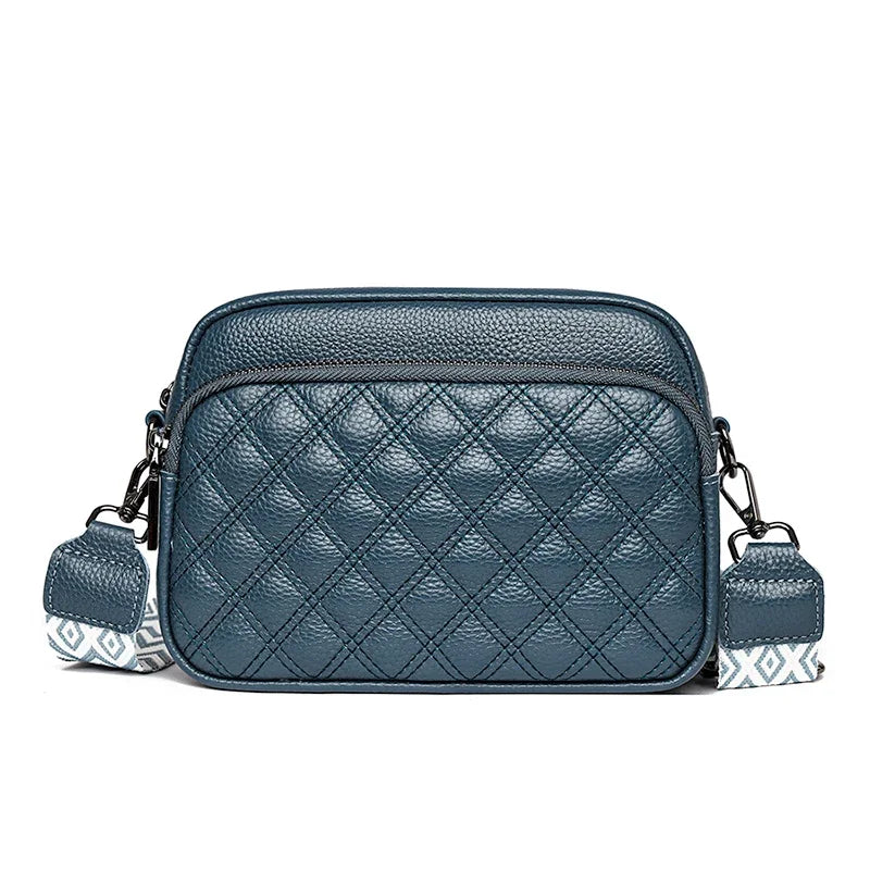 Aleah | Women's Wide Strap Leather Crossbody Bag