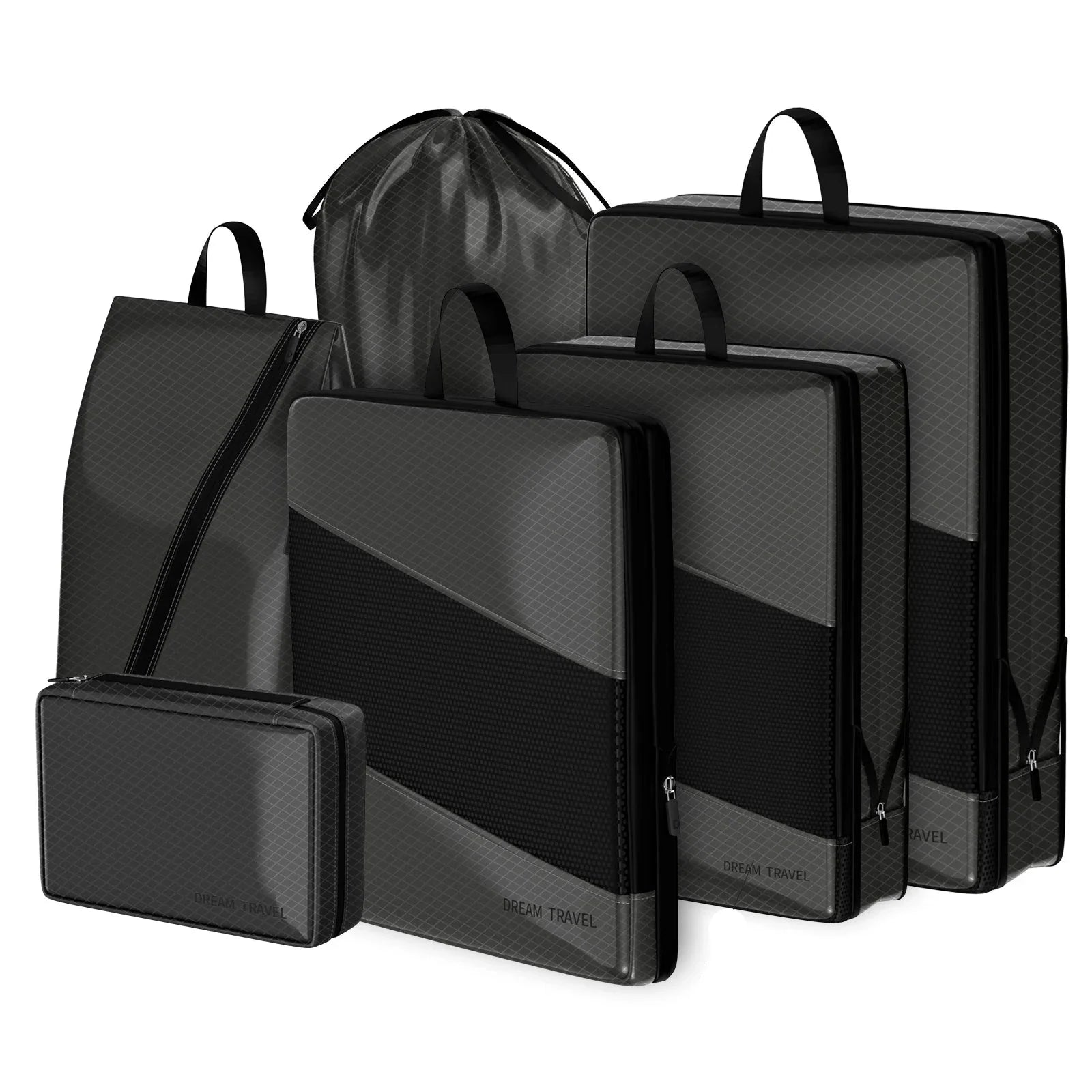 Ashlynn | 6 Pack Compression Packing Cubes Travel Organisers