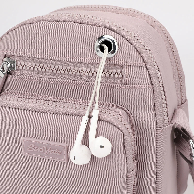 Winnie | Compact Nylon Crossbody Sling Bag