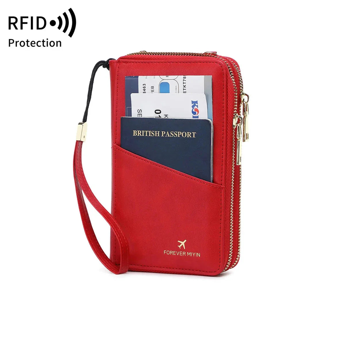 Dalia | Secure & Organized RFID Blocking Passport Holder Wallet