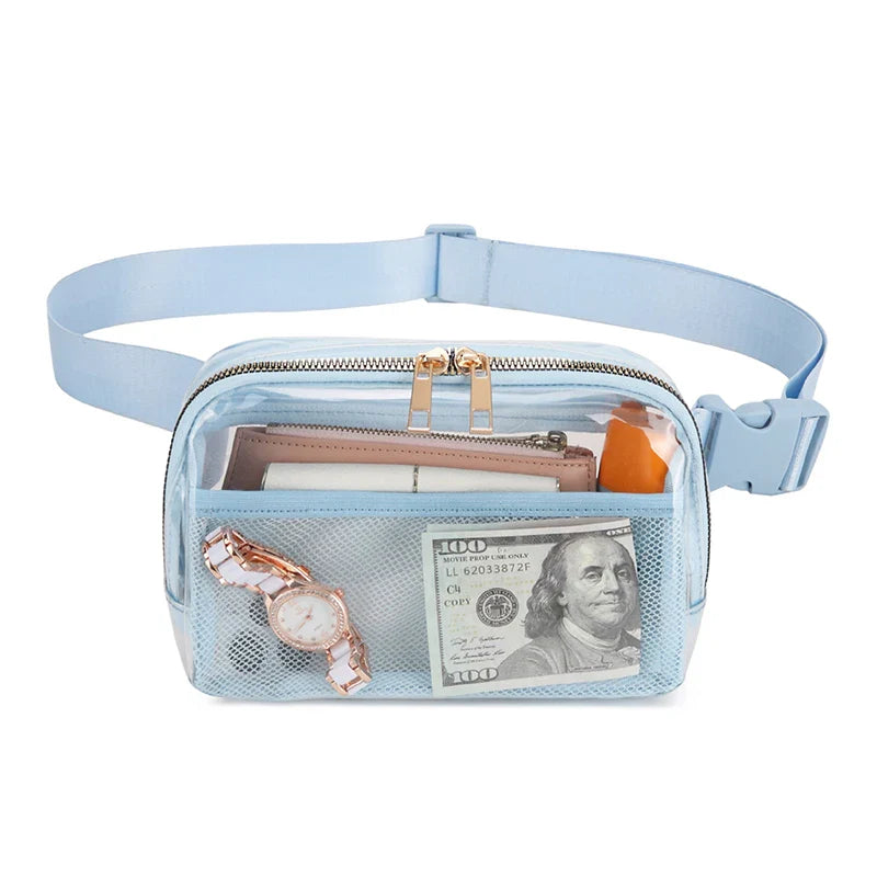 Winnie | Transparent Waterproof Crossbody Waist Bum Bag