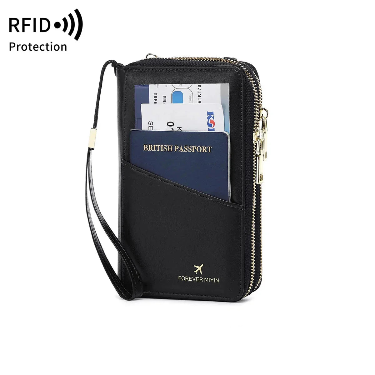 Dalia | Secure & Organized RFID Blocking Passport Holder Wallet