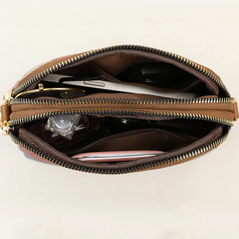 Bria | Women's Patchwork Design Mini Crossbody Sling Bag