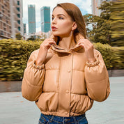 Lianne | Warm and Stylish High Collar Winter Jacket
