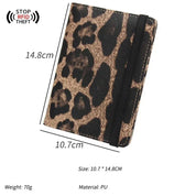 Carly | Lightweight Leopard Print Passport Holder Travel Wallet
