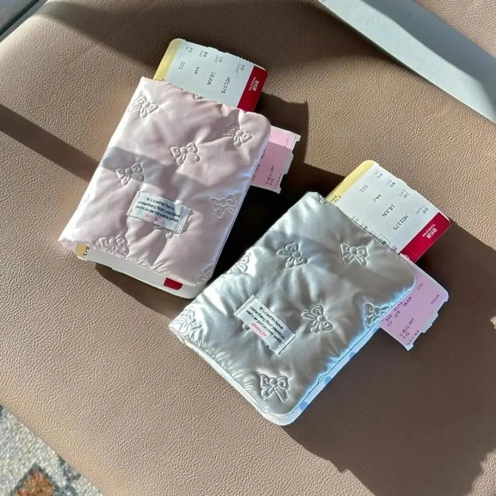 Magdalena | Bowknot Passport Holder Travel Wallet