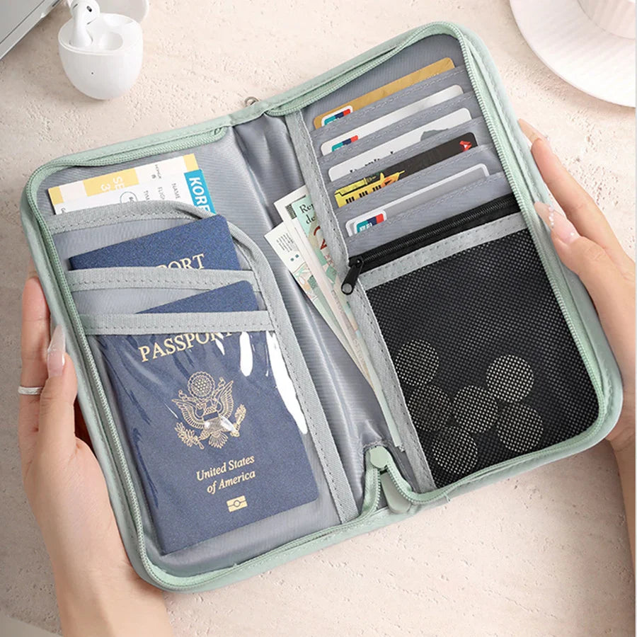 Harmoni | Sleek & Stylish Large-Capacity RFID Travel Essentials Organizer