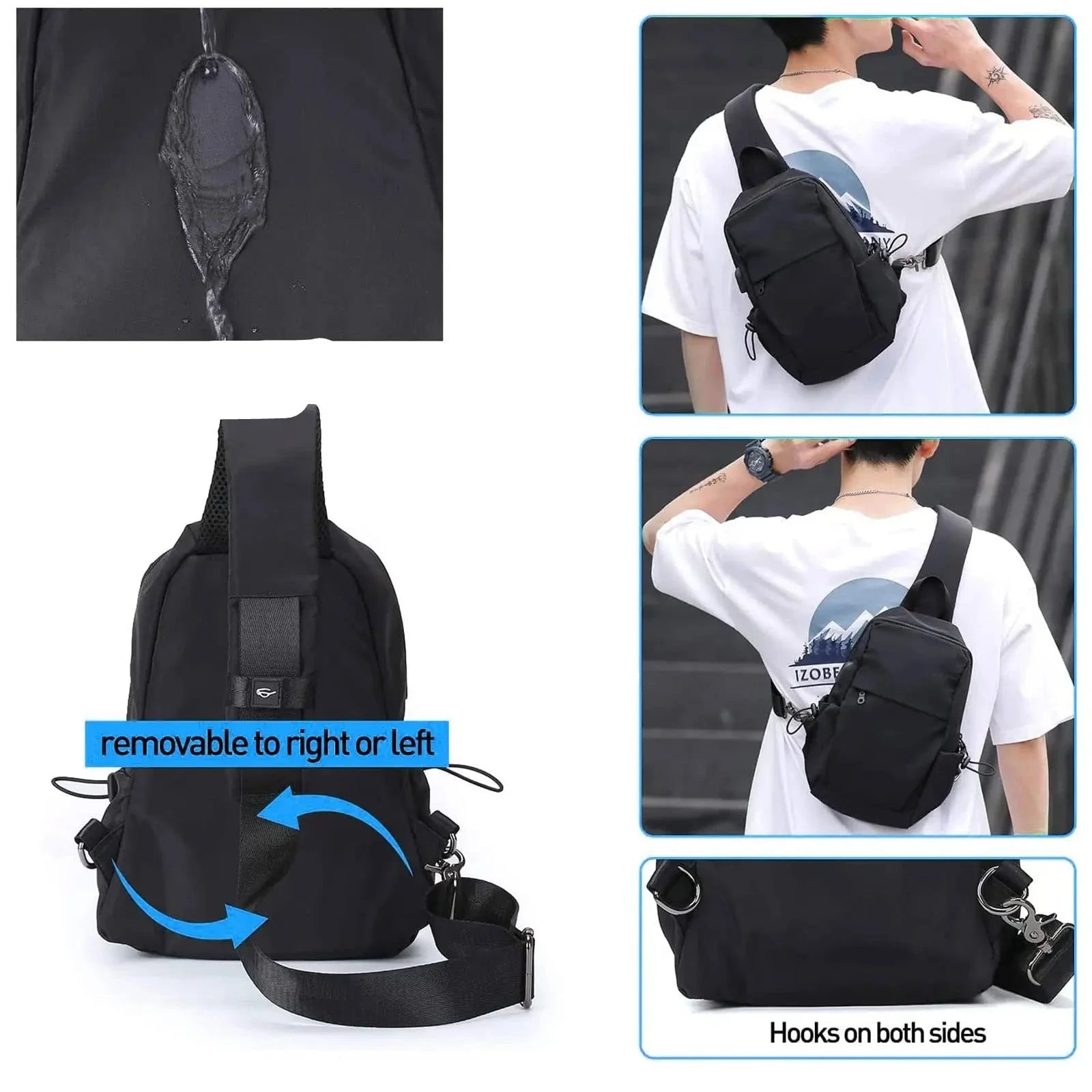 Mohammad | Waterproof Tactical Small Crossbody Bum Bag