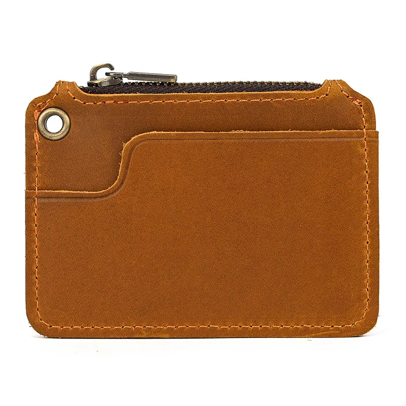 Dani | Vintage Genuine Leather Travel Wallet with Coin Pocket