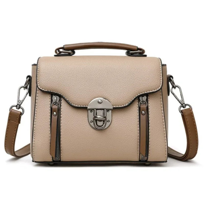 Mallory | Women's Retro Buckle Leather Crossbody Handbag