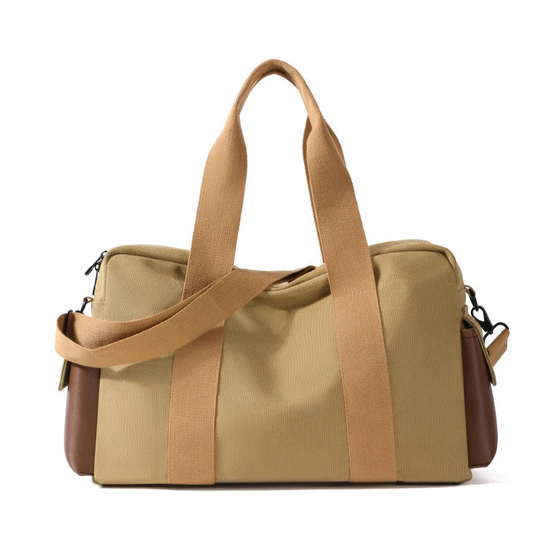 Gunnar | Vintage Canvas Large Travel Crossbody Messenger Tote Bag