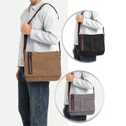 Israel | Men's Vintage Canvas Crossbody Messenger Bag