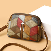 Bria | Women's Patchwork Design Mini Crossbody Sling Bag