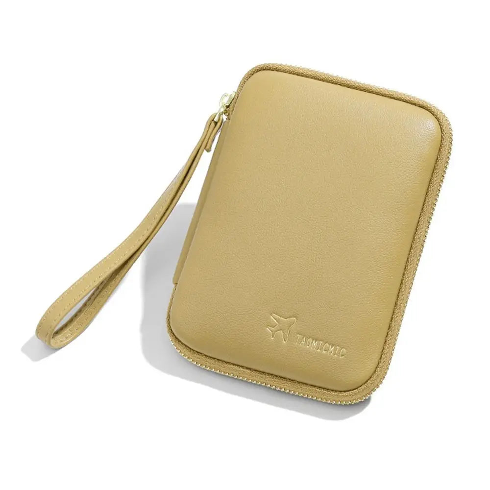 Augustine | Elegant PU Leather Passport Holder Travel Wallet