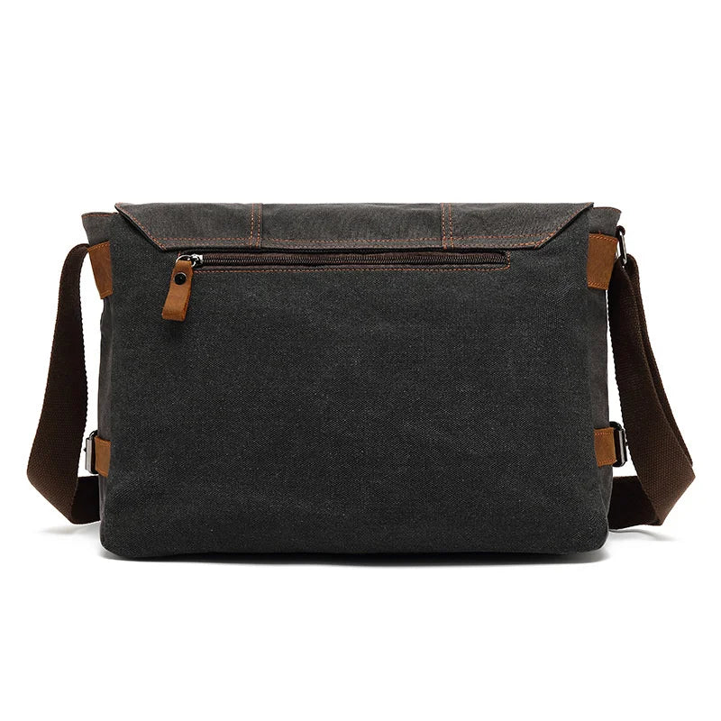 Zachary | Waterproof Canvas Crossbody Messenger Bag