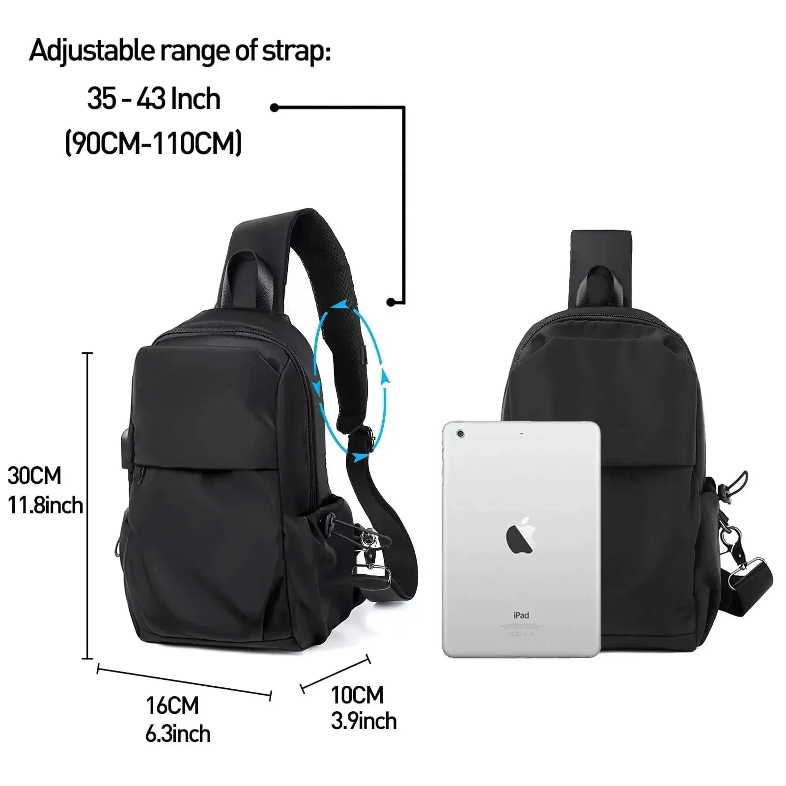Mohammad | Waterproof Tactical Small Crossbody Bum Bag