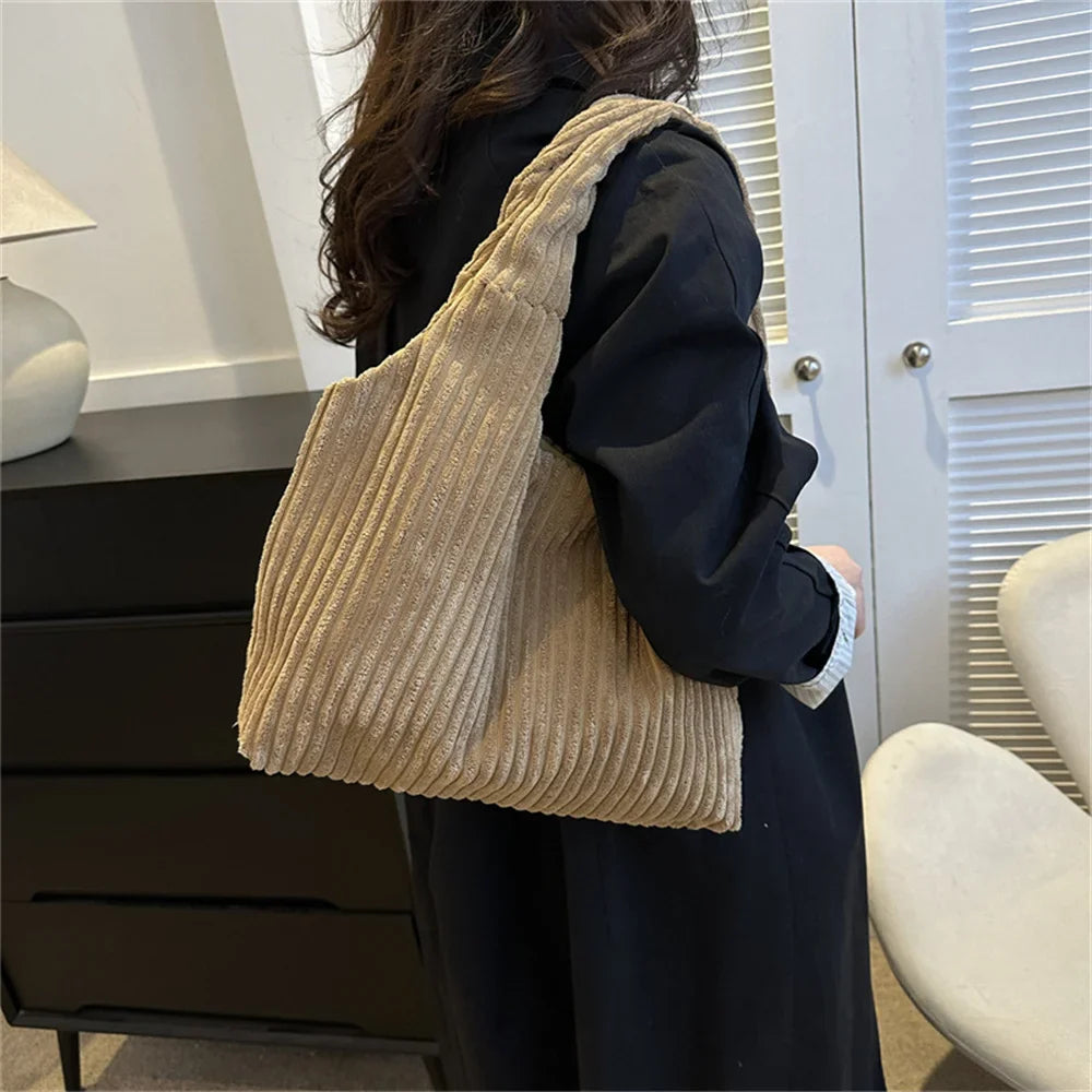 Camila | Corduroy Shoulder Bag