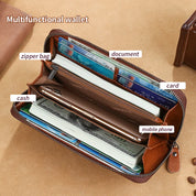 Jream | Anti-Theft Leather Travel Wallet