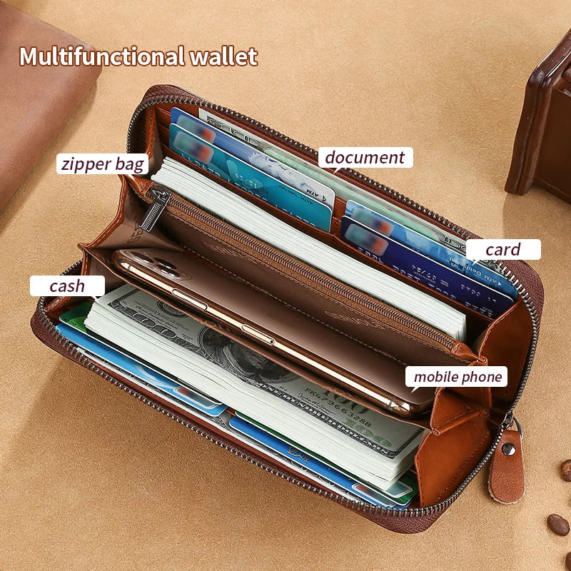 Judith | Anti-Theft Leather Travel Wallet