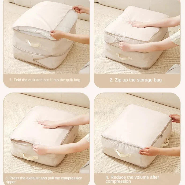 Anais | Ultra Space-Saving Compression Packing Cube for Travel and Bedding Storage