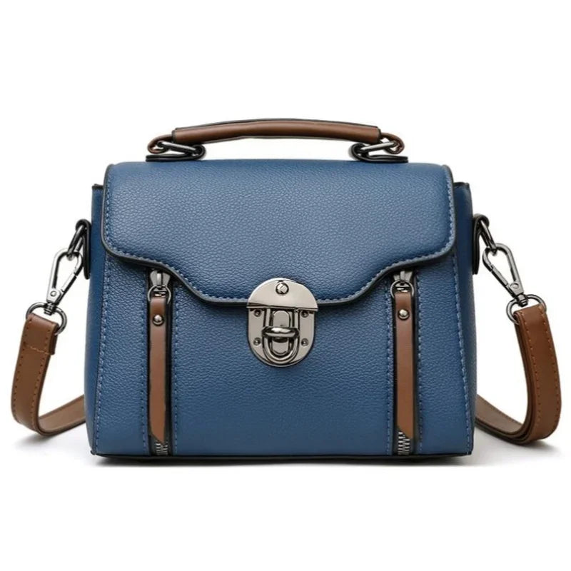 Mallory | Women's Retro Buckle Leather Crossbody Handbag