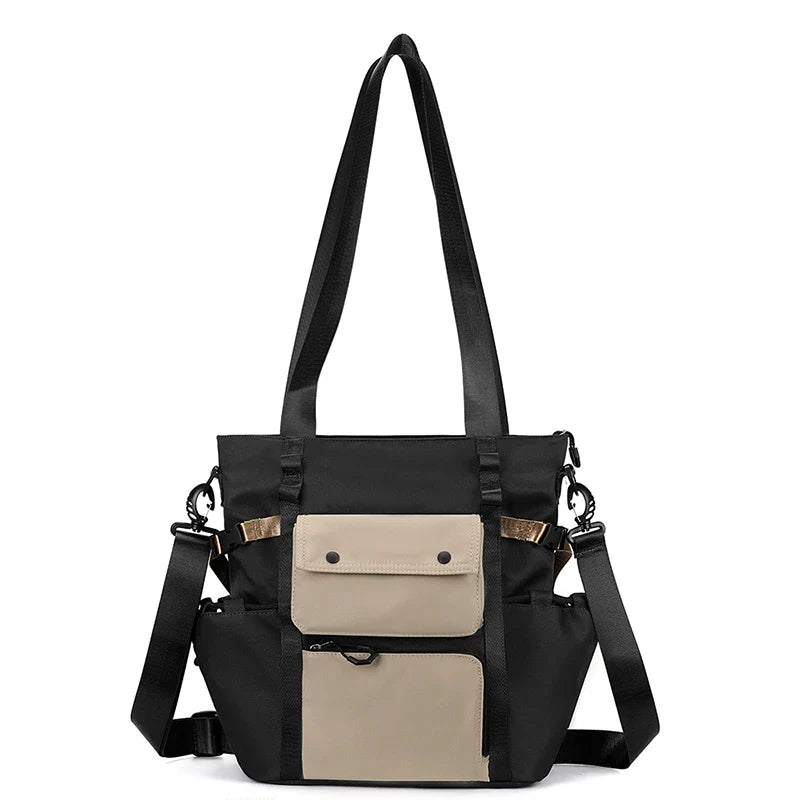 Braelynn | Lightweight Canvas Multi-Pocket Crossbody Messenger Bag