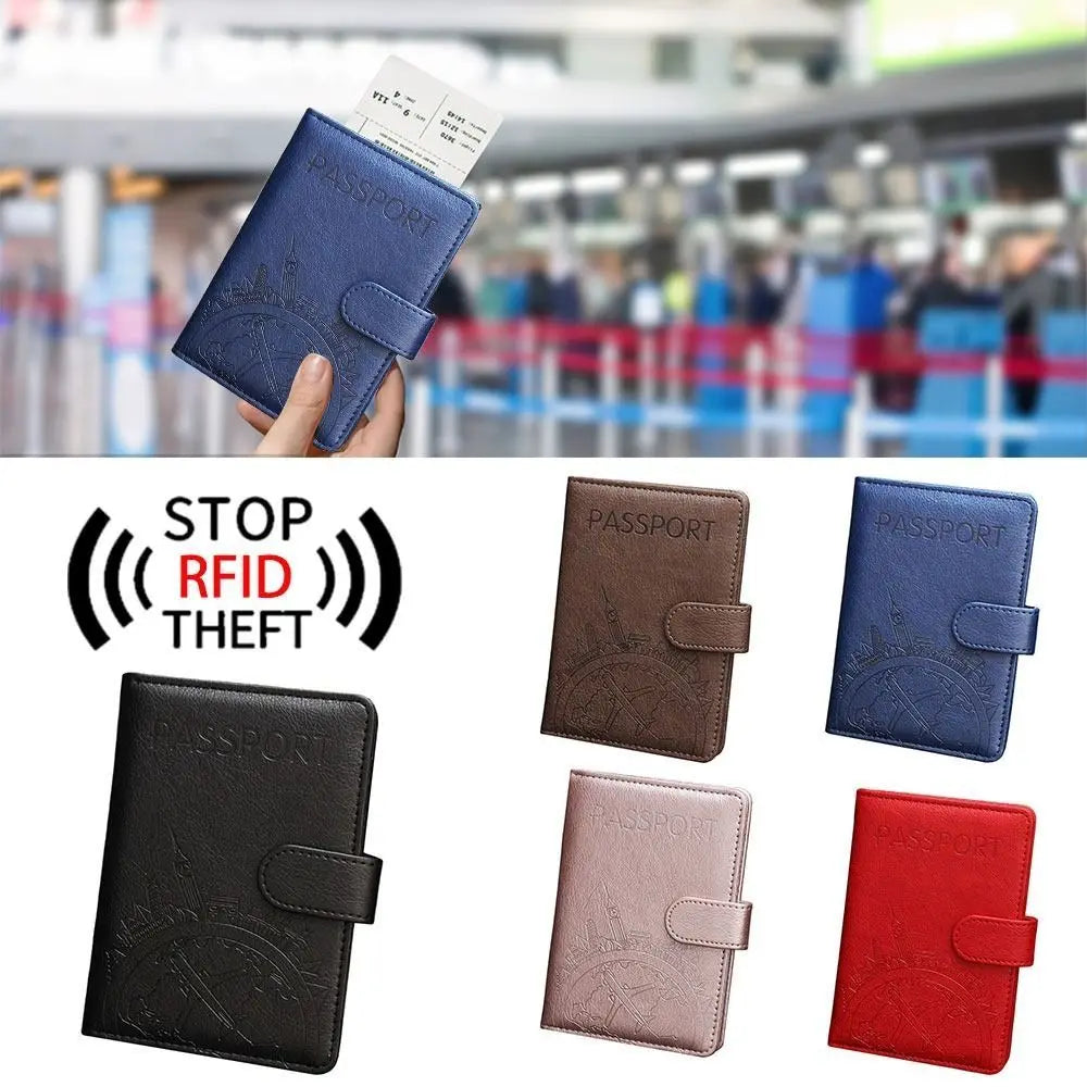 Cielo | RFID Leather Passport Holder Travel Wallet