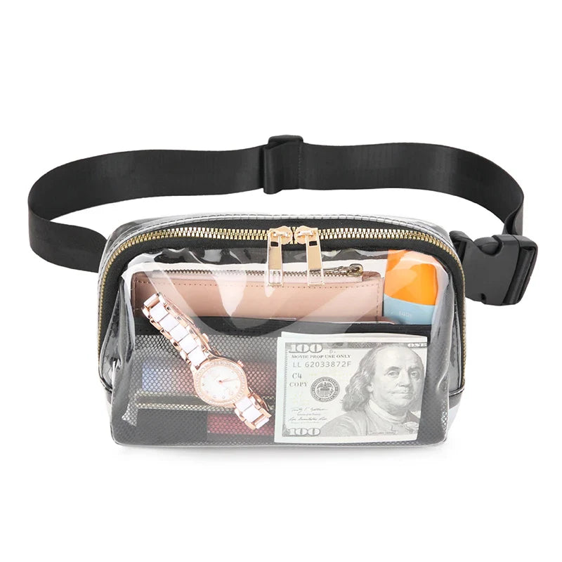 Winnie | Transparent Waterproof Crossbody Waist Bum Bag