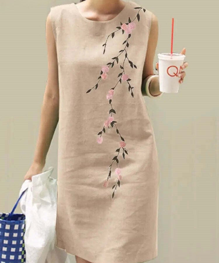 SOFIA | Floral Embroidered Dress