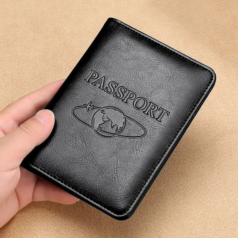 Bria | Genuine Cowhide Leather Travel Wallet Passport Holder
