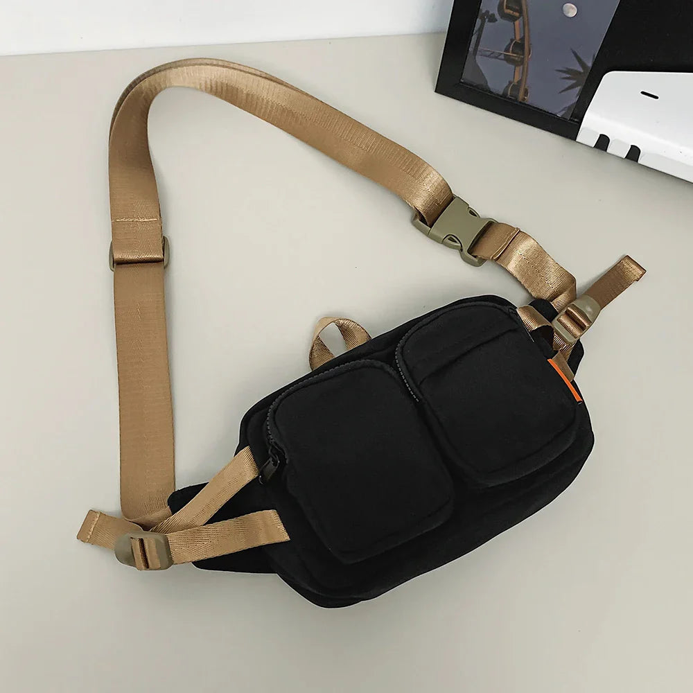 Amani | Casual Water-Resistant Nylon Waist Pack Crossbody Bum Bag