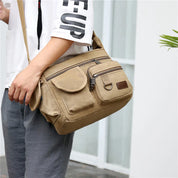 Rio | Canvas Crossbody Messenger Bag