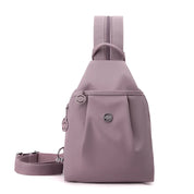 Amayah | Water-Resistant Oxford Crossbody Sling Bag Convertible Backpack
