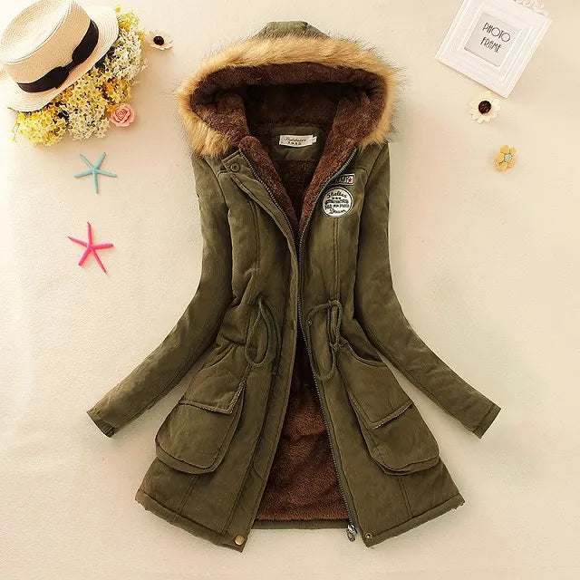 Hiede | Fashionable & Warm Lined Winter Hoodie Jacket