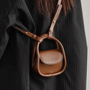 Sylvia | Mini Vintage Crossbody Sling Saddle Bag