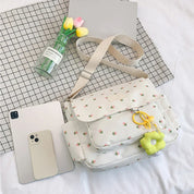 Oaklee | Women's Floral Canvas Crossbody Messenger Bag