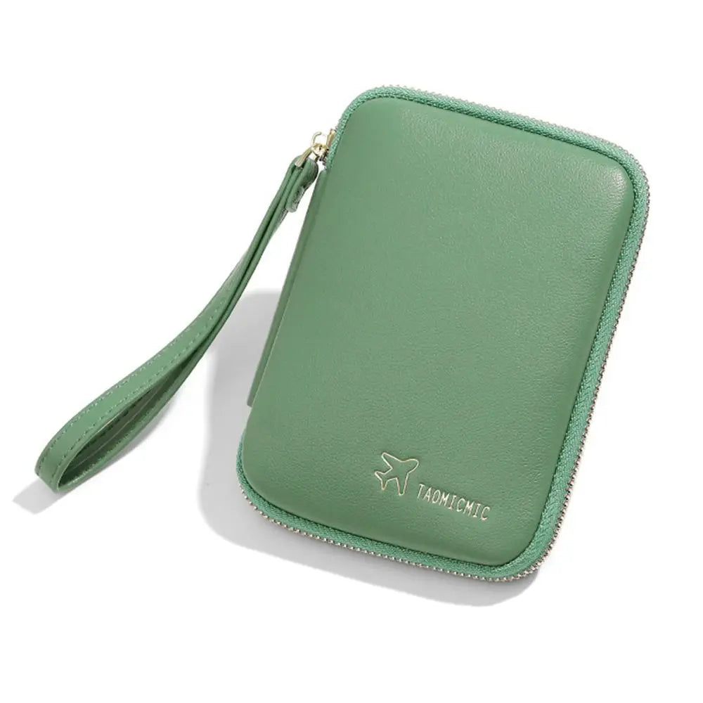 Augustine | Elegant PU Leather Passport Holder Travel Wallet