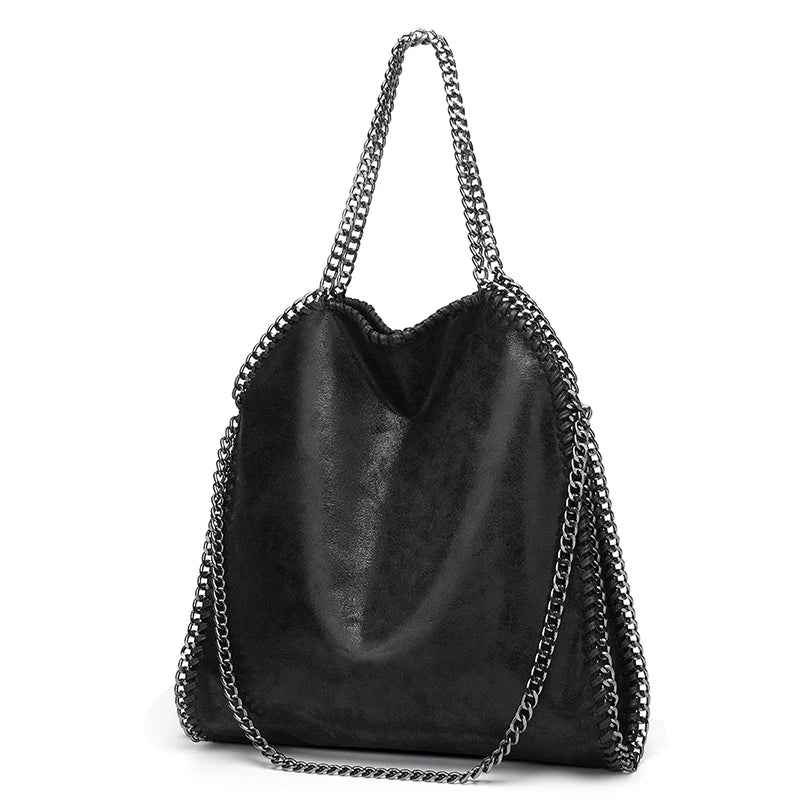 Penny | Chain Designed Tote Crossbody Handbag