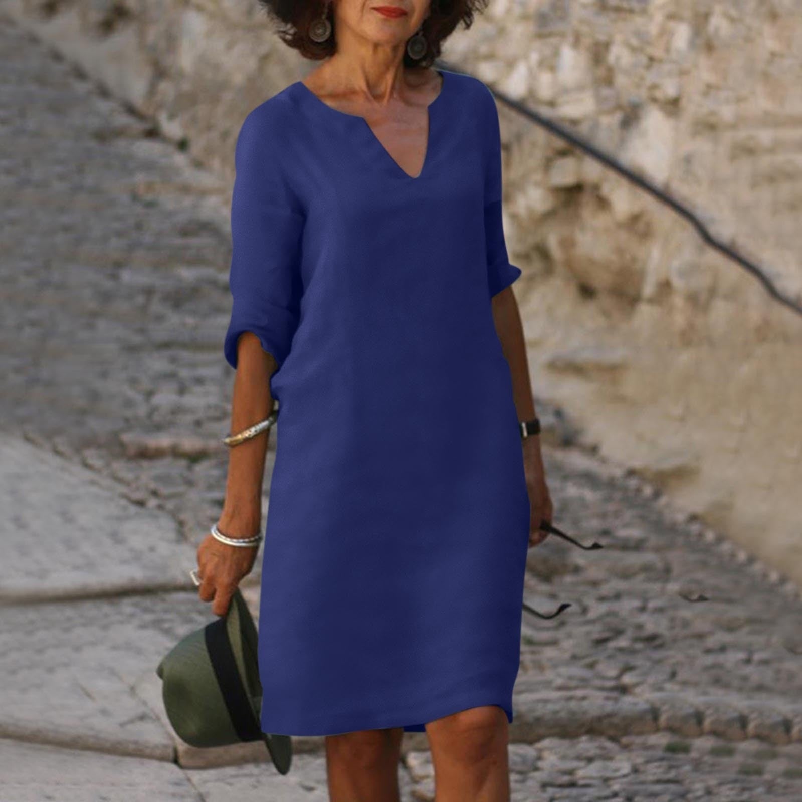 SCARLETT | Chic Summer Mid-Length Dress for Effortless Style