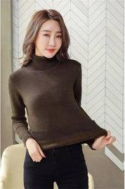 SILVY | Cozy Fleece-Lined Turtleneck Sweater - Lizabella Fashion