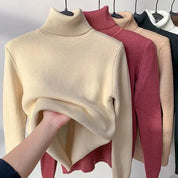 SILVY | Cozy Fleece-Lined Turtleneck Sweater - Lizabella Fashion