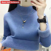 SILVY | Cozy Fleece-Lined Turtleneck Sweater - Lizabella Fashion